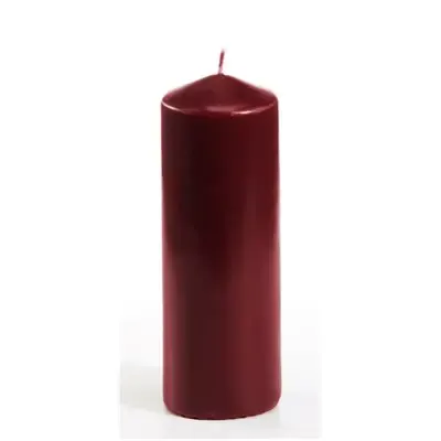Stompkaarsen Bordeaux Ø 60 x 165mm -horecavoordeel.com-