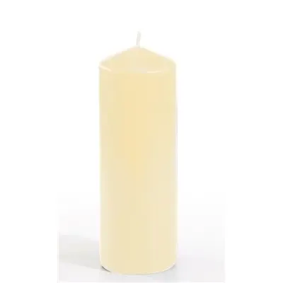 Stompkaarsen Crème Ø 60 x 165mm -horecavoordeel.com-