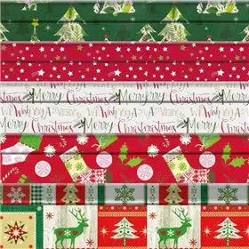 Inpakpapier Kerst  "Fantasy" Assortiment 10m x 700mm -horecavoordeel.com-