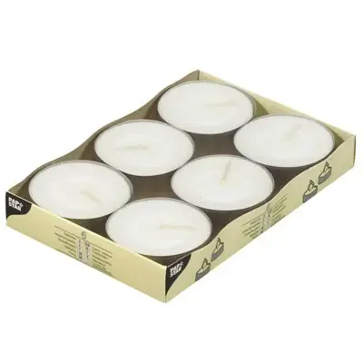 Theelichten Wit Maxi Ø 59 x 24mm  -horecavoordeel.com-