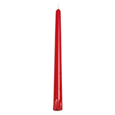 Kandelaarkaarsen Rood 100% Stearine Ø 22 x 250mm -horecavoordeel.com-