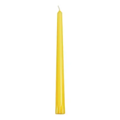 Kandelaarkaarsen Geel 100% Stearine Ø 22 x 250mm -horecavoordeel.com-