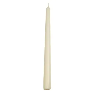 Kandelaarkaarsen Crème 100% Stearine Ø 22 x 250mm -horecavoordeel.com-