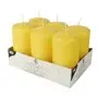 Stompkaarsen Goudgeel Ø 60 x 115mm -horecavoordeel.com-