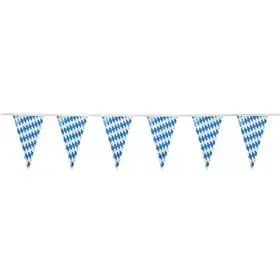 Wimpel Slinger Folie "Beiers Blauw" Waterbestendig 4 meter -horecavoordeel.com-