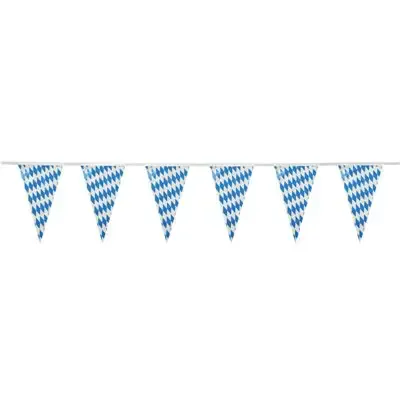 Wimpel Slinger Folie "Beiers Blauw" Waterbestendig 4 meter -horecavoordeel.com-