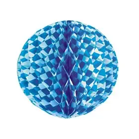 Decoratie Bal "Beiers Blauw" Brandvertagend Ø 300mm -horecavoordeel.com-