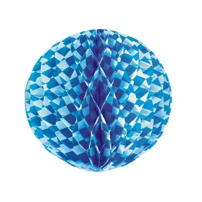 Decoratie Bal "Beiers Blauw" Brandvertagend Ø 300mm -horecavoordeel.com-