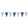 Wimpel Slinger Folie Blauw Wit Waterbestendig 10 meter -horecavoordeel.com-