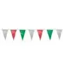 Wimpel Slinger Folie Groen Wit Rood Waterbestendig 4 meter -horecavoordeel.com-