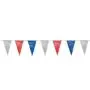 Wimpel Slinger Folie Blauw Wit Rood Waterbestendig 4 meter -horecavoordeel.com-