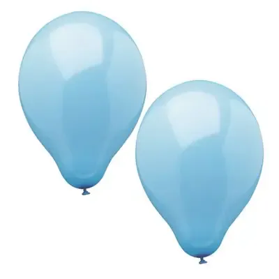 Ballonnen Lichtblauw (Geschikt voor Helium) Ø 250mm -horecavoordeel.com-