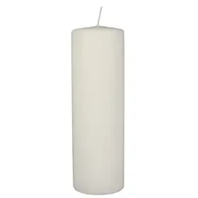 Stompkaarsen Wit Ø 80 x 250mm -horecavoordeel.com-