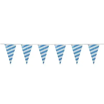 Wimpel Slinger Folie "Beiers Blauw" Waterbestendig 10 meter -horecavoordeel.com-