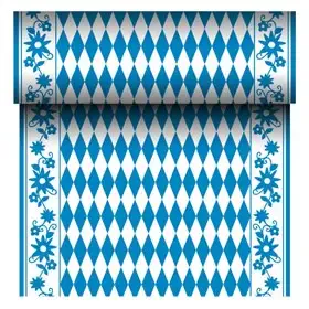 Tafelloper Airlaid Rol "Beiers Blauw" 24m x 400mm -horecavoordeel.com-