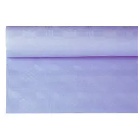 Tafelkleed Papier Rol Lila Met Damastprint 8 x 1,2 meter -horecavoordeel.com-