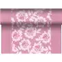 Tafelloper Fuchsia "Adele" "Textielkarakter" Van Pulp Viscose En Tissue Mix "ROYAL Collection" 24m x 400mm -horecavoordeel.com-