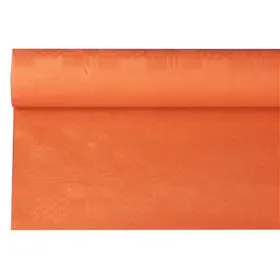 Tafelkleed Papier Rol Nectarine Met Damastprint 6 x 1,2 meter -horecavoordeel.com-