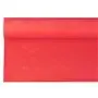 Tafelkleed Papier Rol Rood Met Damastprint 6 x 1,2 meter -horecavoordeel.com-