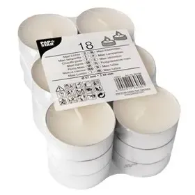 Theelichten Wit Maxi Ø 57 x 22mm  -horecavoordeel.com-
