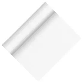 Tafelloper Wit Non Woven "Textielkarakter" "Soft selectie Plus" 24m x 400mm -horecavoordeel.com-