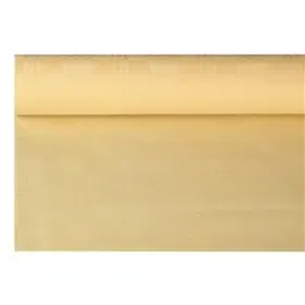 Tafelkleed Papier Rol Crème Met Damastprint 6 x 1,2 meter -horecavoordeel.com-