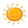 Servetten 3-Laags "Here comes the Sun" 1/4 vouw 250 x 250mm -horecavoordeel.com-