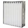 Kroonkaarsen Wit 100% Stearine Ø 23 x 240mm -horecavoordeel.com-
