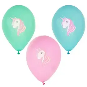 Ballonnen "Unicorn" Kleuren Assortiment Ø 290mm -horecavoordeel.com-
