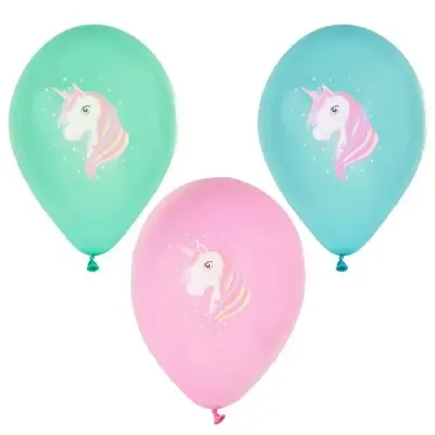 Ballonnen "Unicorn" Kleuren Assortiment Ø 290mm -horecavoordeel.com-