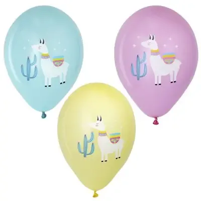 Ballonnen "Lama" Kleuren Assortiment Ø 290mm -horecavoordeel.com-