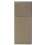 Servetten Taupe "Premium" Met Bestekzakje Airlaid 1/8 vouw 400 x 480mm -horecavoordeel.com-