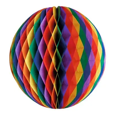Decoratie Bal "Rainbow" Brandvertagend  Ø 300mm -horecavoordeel.com-