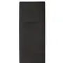 Servetten Zwart "Premium" Met Bestekzakje Airlaid 1/8 vouw 400 x 480mm -horecavoordeel.com-