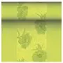 Tafelloper Groen "Thalia" "Textielkarakter" Van Pulp Viscose En Tissue Mix "ROYAL Collection" 24m x 400mm -horecavoordeel.com-