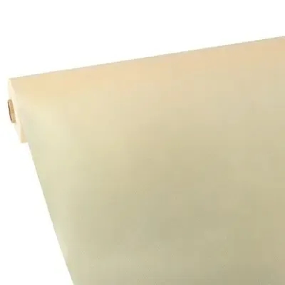 Tafelkleed Rol Vlies Crème "Soft Selection" 25 x 1,18 meter (Klein-verpakking) -horecavoordeel.com-