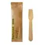 IJslepels Hout "Pure" Per Stuk Verpakt In Papieren Sleeve 94mm -horecavoordeel.com-