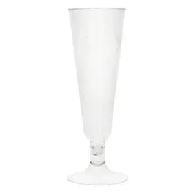 Champagneglazen 100cc PLA "Pure" Ø 55 x 165mm Glashelder (Klein-verpakking) -horecavoordeel.com-