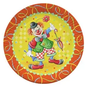 Borden Karton Rond "Clown" Ø 230mm -horecavoordeel.com-