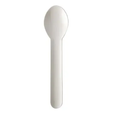 Koffielepels Papier "Pure" Wit 130mm -horecavoordeel.com-