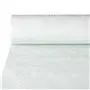 Tafelkleed Papier Rol Wit Met Damastprint 25 x 1 meter