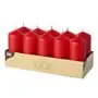 Stompkaarsen Rood Ø 40 x 90mm