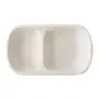 Schalen Suikerriet 750cc "Pure" Wit 2-Vaks 229 x 134 x 44mm