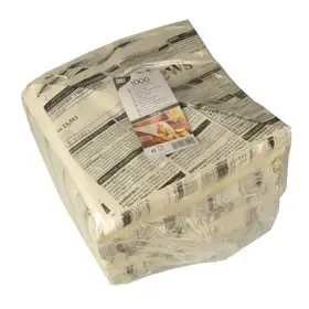 Puntzakken "Newsprint" Pergament Papier Vetvrij 325 x 230 x 230mm (Vul-inhoud 250 Gram)