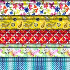 Inpakpapier "Fantasy" Assortiment 3m x 700mm 
