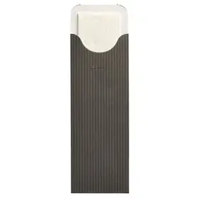 Bestekzakjes Antraciet "Lines" 235 x 73mm Inclusief 2-Laags Wit Servet 330 x 330mm