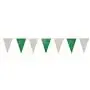 Wimpel Slinger Folie Groen Wit Waterbestendig 10 meter