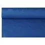 Tafelkleed Papier Rol Donkerblauw Met Damastprint 6 x 1,2 meter
