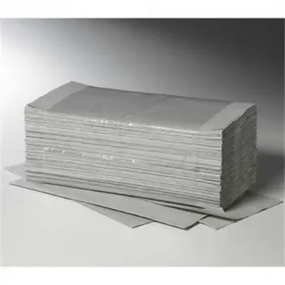 Handdoekjes V-Vouw Grijs "Plus L" 1-Laags 250 x 230mm (20x250)