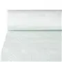 Tafelkleed Papier Rol Wit Met Damastprint 50 x 1 meter (Klein-verpakking)
